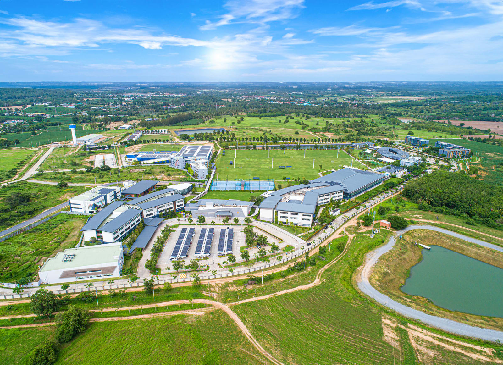 Rugby School Thailand campus aerial view
